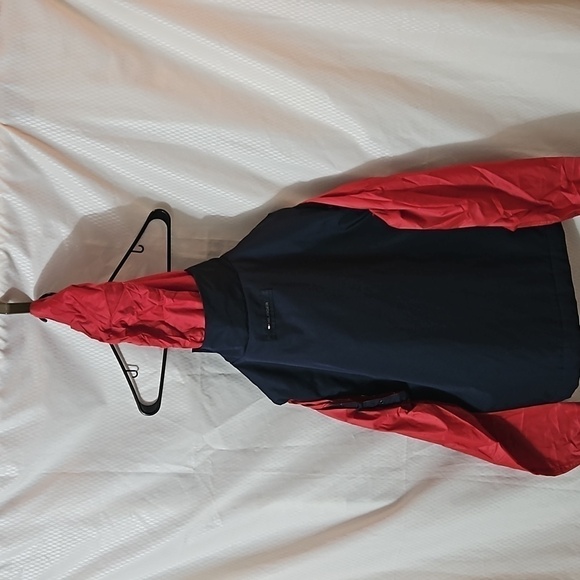 Tommy Hilfiger  Packable Sleeve and Hood Jacket Vest sz XL Navy Pre-owned - Picture 2 of 15